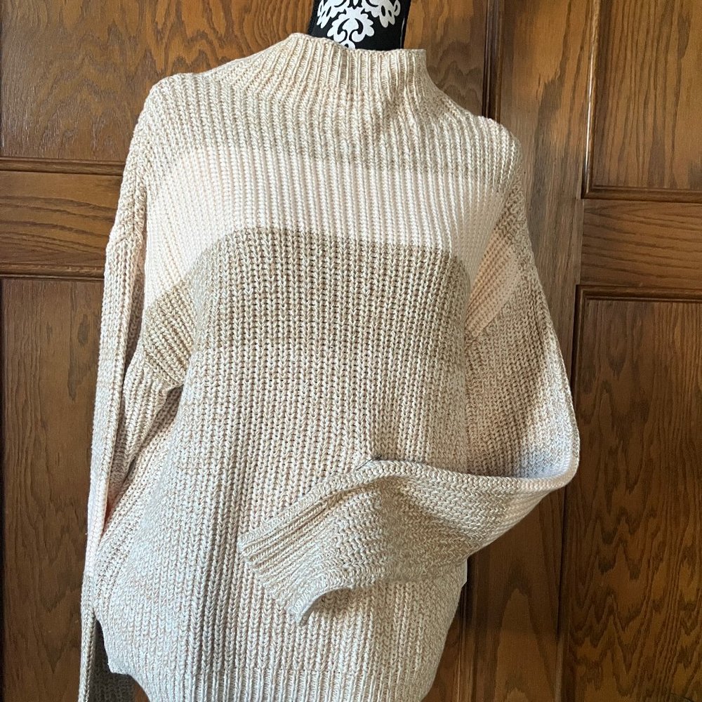 Saint Geraldine Mock Neck Sweater New With Tags